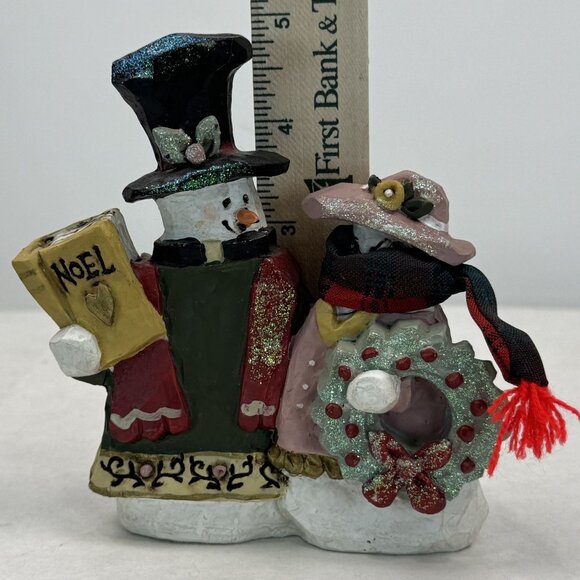 Kurt Adler Snowtown Snow Preacher and His Wife Holiday Figurine Christmas J8772 - Picture 11 of 16